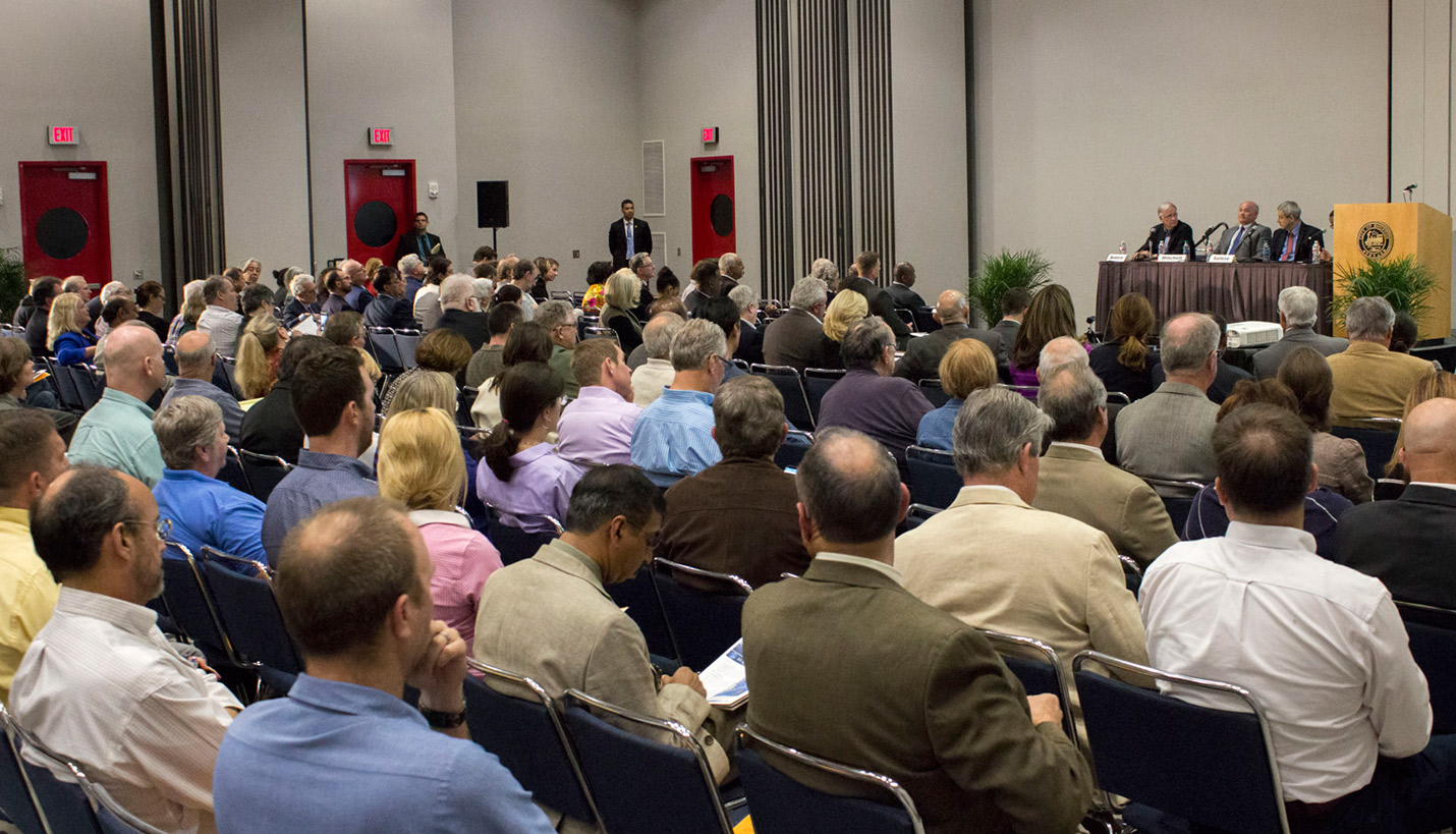 The 2017 AIA Houston Storm Surge & Flooding Symposium was jointly presented by the City of Houston and Harris County. - AIA Houston