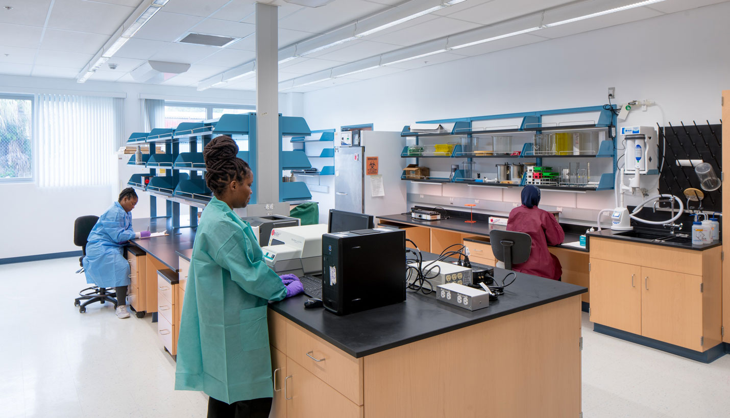 Daylighting inside laboratories and workspaces is proven to boost employee productivity, health and morale. - Jacob Krupnick, Wild Combination Photography