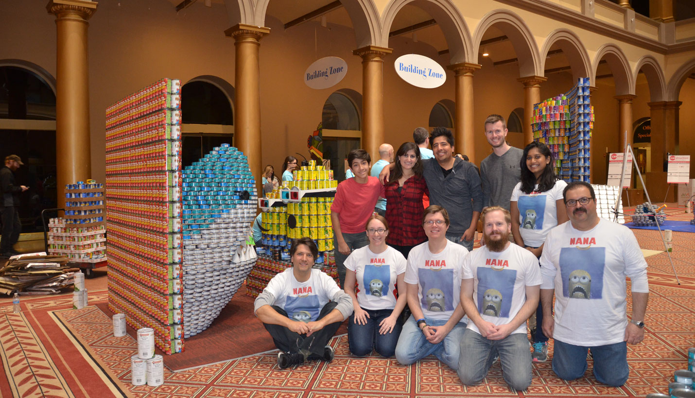 Bottom row from left to right: Frederic Truslow, Erica Rokenbrod, John Salmons, Jameson Terry and Wisam Aldabbagh. Top row left to right: Fred Truslow, Michelle Levine, Saul Zapata, Chris Bouthilette and Harsha Motamarry - 