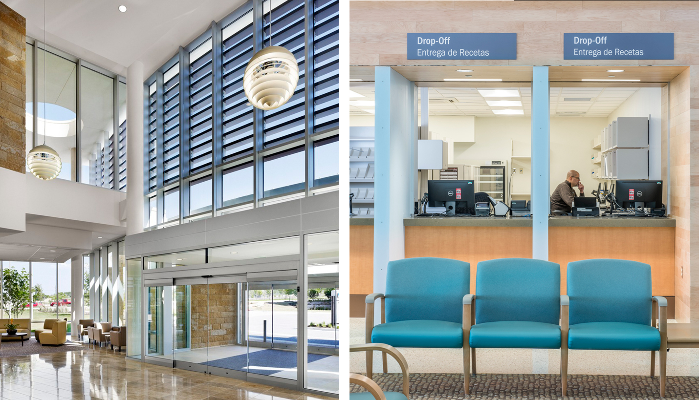 Hospitals designed by Page. - © Casey Dunn Photography / © Scott Weaver Photography