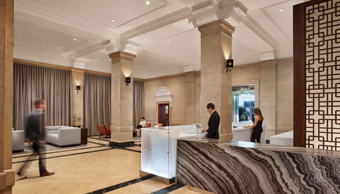 The Rice Lobby & Amenities Renovation / Houston, TX - © Casey Dunn Photography