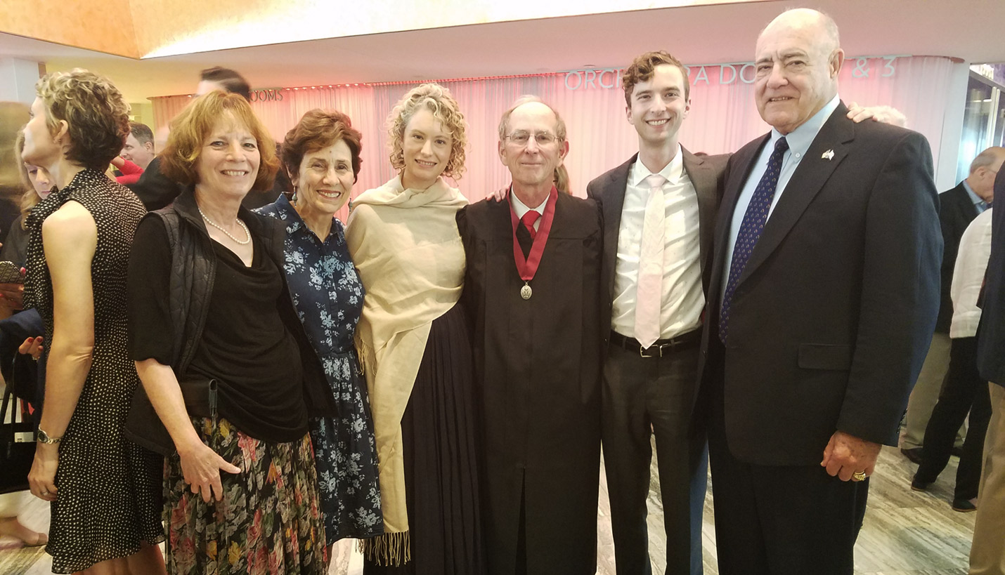 Page Principal Dan Kenney celebrates his investiture into the  College of Fellows of the American Institute of Architects. - © Oscar & Associates