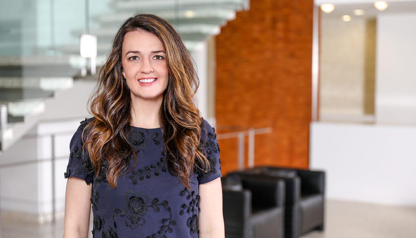 Page Associate / Interior Designer Kaitlin Jones, RID, NCIDQ, WELL AP, is the first Pager to achieve the relatively new WELL Building accreditation. - Page