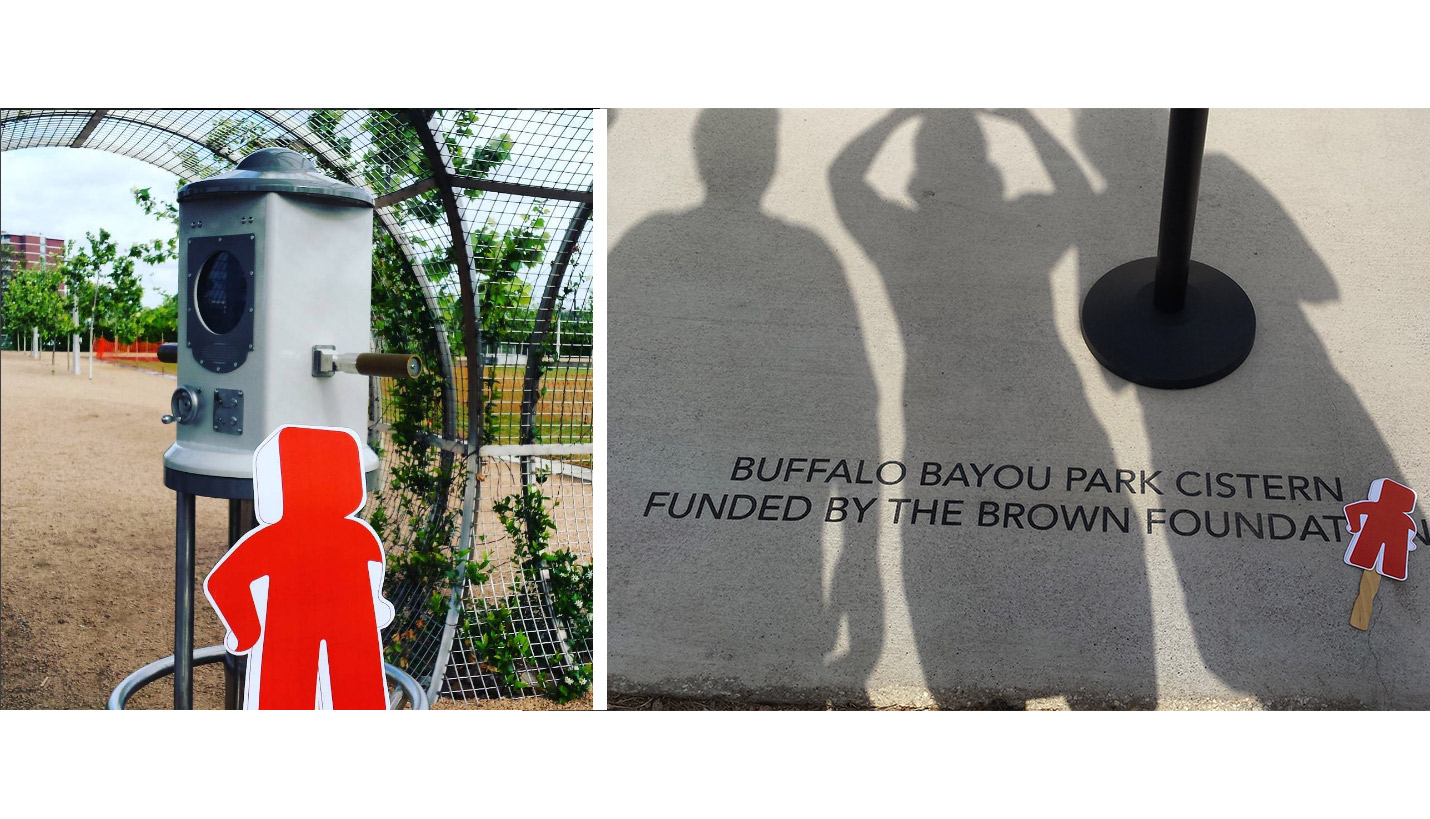 The Page team correctly identified the answer to two clues about our project The Cistern at Buffalo Bayou. - 